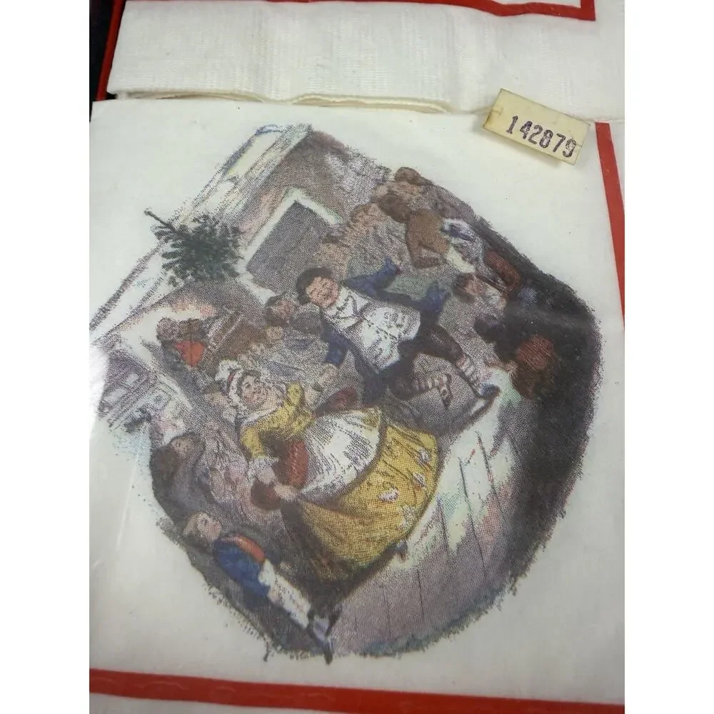 Mr. Fezziwig’s Ball Christmas Napkins Set/200 Metropolitan Museum Of Art